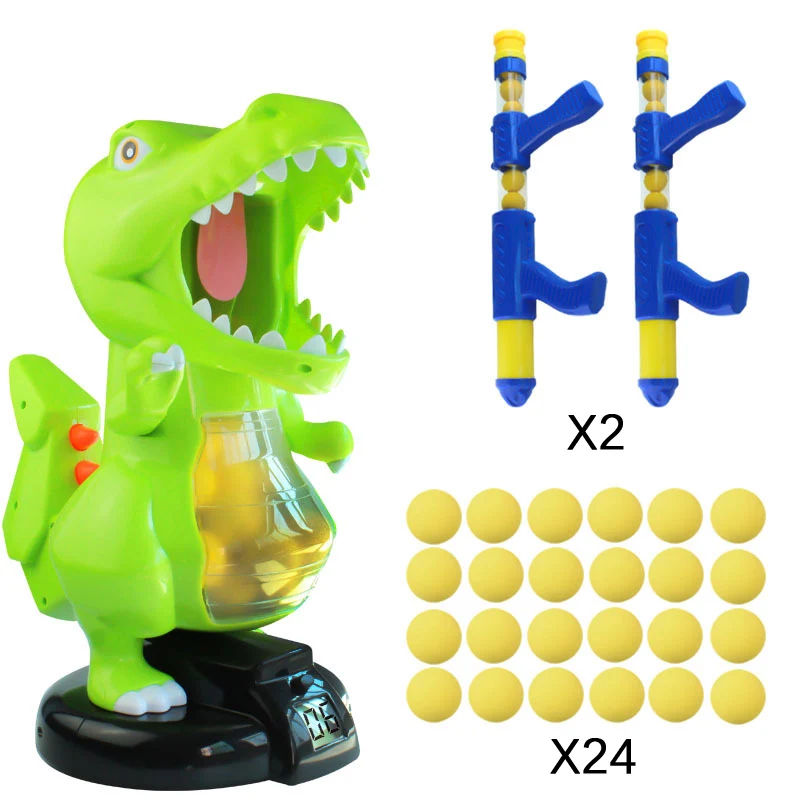 

Children's Soft Bullet Gun Air Pump Shoot Duck Trump Electronic Scoring Dynamic Music EVA Foam Ball Funny Novel Children Toys