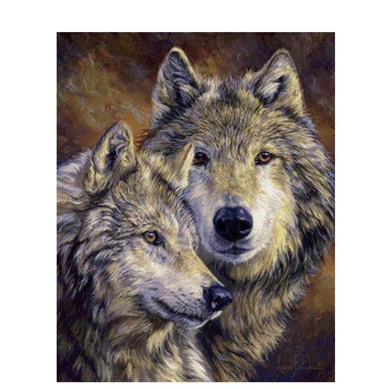 

GATYZTORY 5D Diy Diamond Painting Fox Cat Lion Full Square Round Diamond Embroidery Mosaic Animal Art Rhinestone Handmade Gift