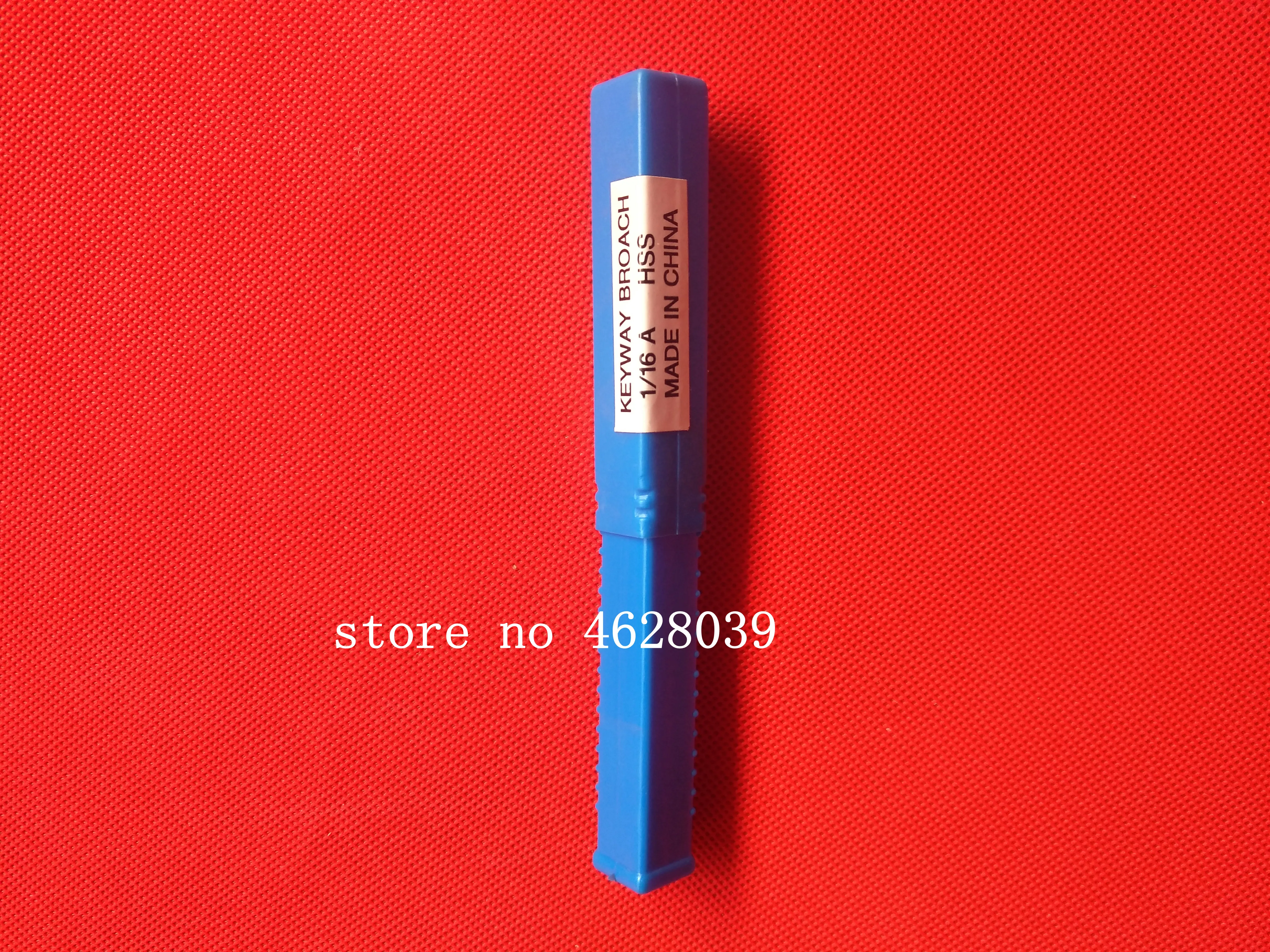 Keyway Broach 1/16 дюйма высокоскоростной режущий инструмент из быстрорежущей стали