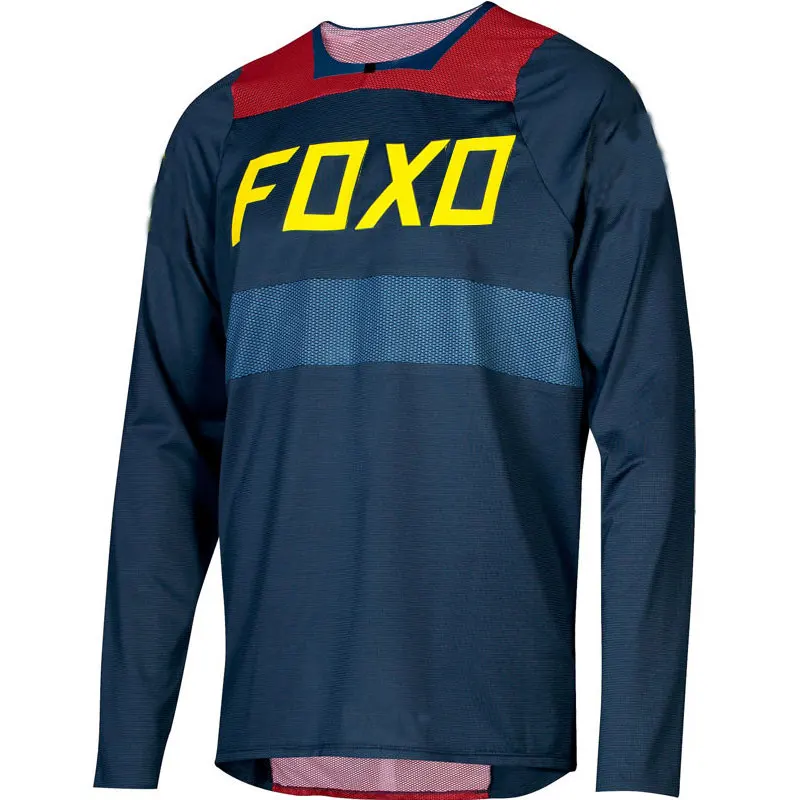 

Foxo Enduro Sportswear motorcycle mountain bike team downhill jersey 100% Polyester MTB Offroad DH bicycle locomotive shirt bike