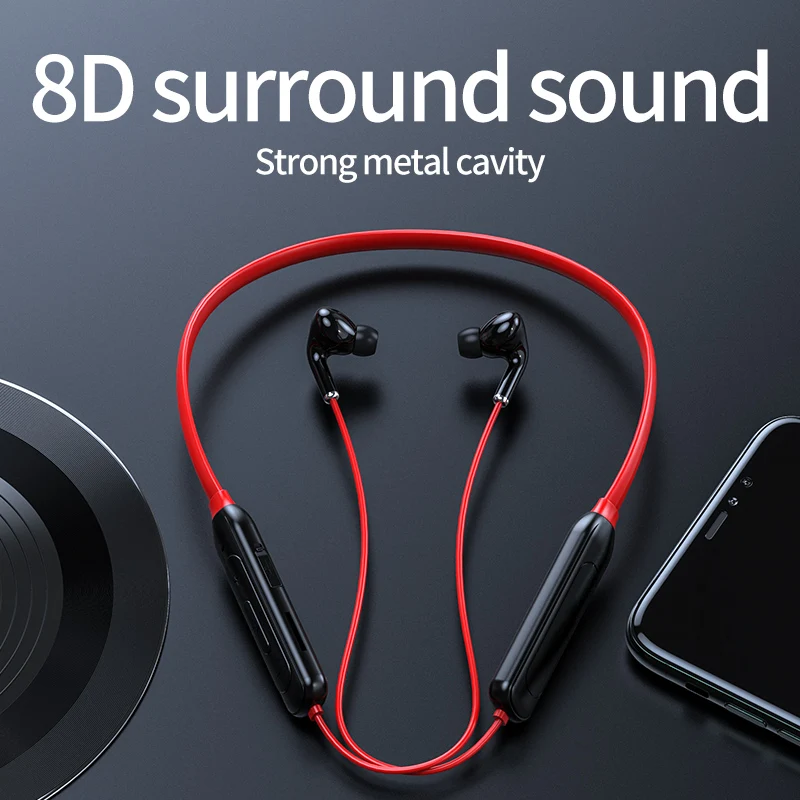 M60 Bluetooth 5 1 гарнитура висит шеи наушники NFC продолжительное время работы в режиме