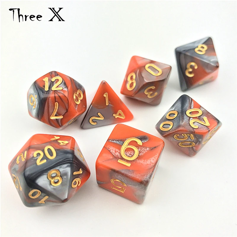 Высокое качество горячая Распродажа многогранные ролевые игры для кубической DND