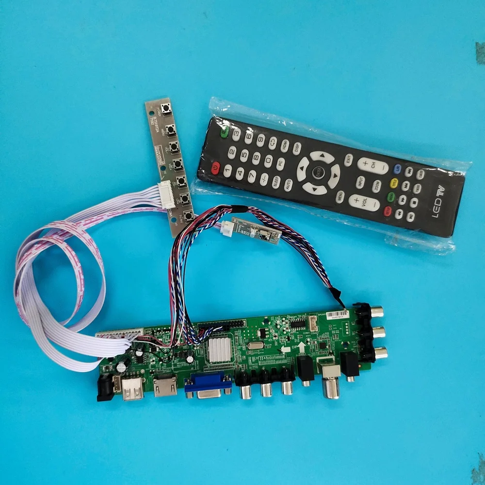Комплект для LP125WH2-SLD1/B1/B2/B3/T1/T3/B4/T2 плата контроллера цифровой DVB-T TV LVDS USB AV сигнал W