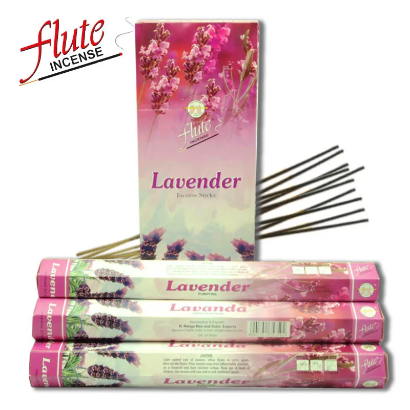Lavender Флейта 120 палочки/коробка мульти-стиль индийский Ладан палочки Арома палочки окружающей среды ароматизатор цветной дым шалфея палочки - Аромат: Lavender