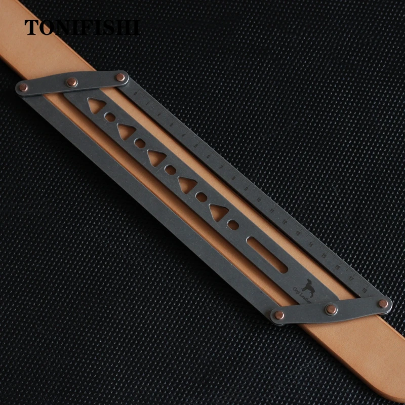 Вспомогательная линейка для позиционирования кожаного ремня инструменты работы