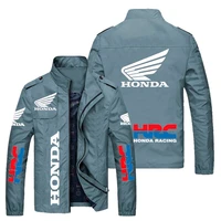 honda hrc motor racing jacket 2022 spring autumn honda red wing logo print jacket off road motorcycle sports jacket men clothing