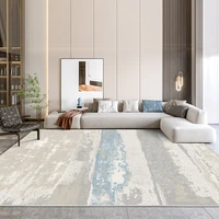 nordic white and grey carpet center rug for living room luxury gradient color plush soft carpet sofa coffee table floor mat home