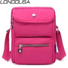 Модная женская однотонная нейлоновая сумка на плечо, высококачественные водонепроницаемые сумки через плечо для женщин, 2019 легкая женская Повседневная дорожная маленькая сумка