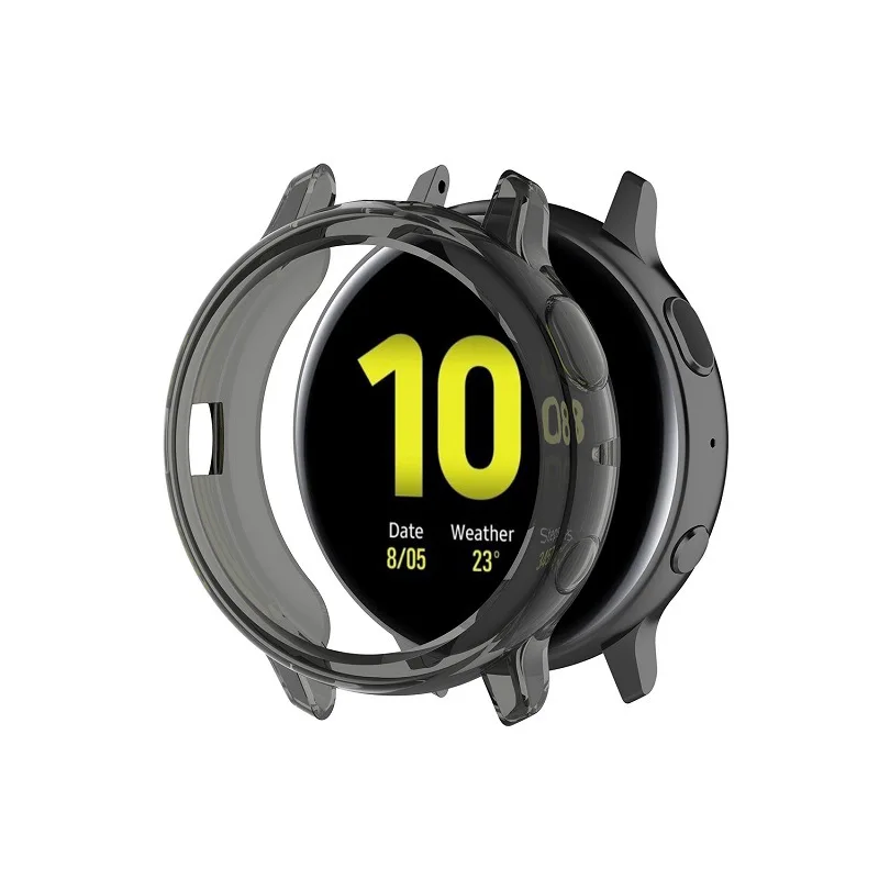Прозрачный силиконовый защитный чехол из ТПУ для Samsung galaxy watch active 2 44 мм 40 SM R830 R820
