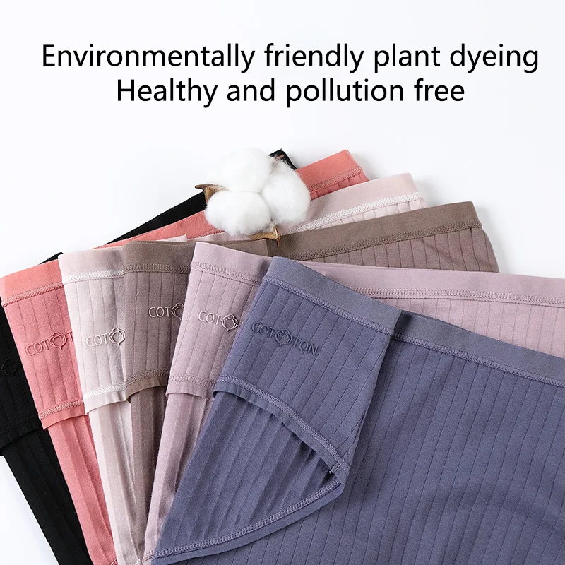 Женские хлопковые трусики M 4XL большого размера графеновые антибактериальные с