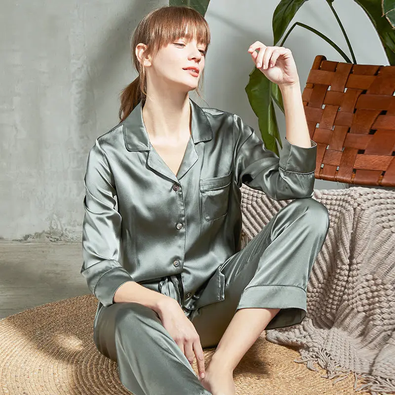 Рисунок 6 - Женская шелковая пижама 6A 100%