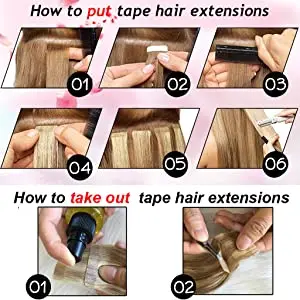 Накладные человеческие волосы прямые Бесшовные натуральные 100% без повреждений