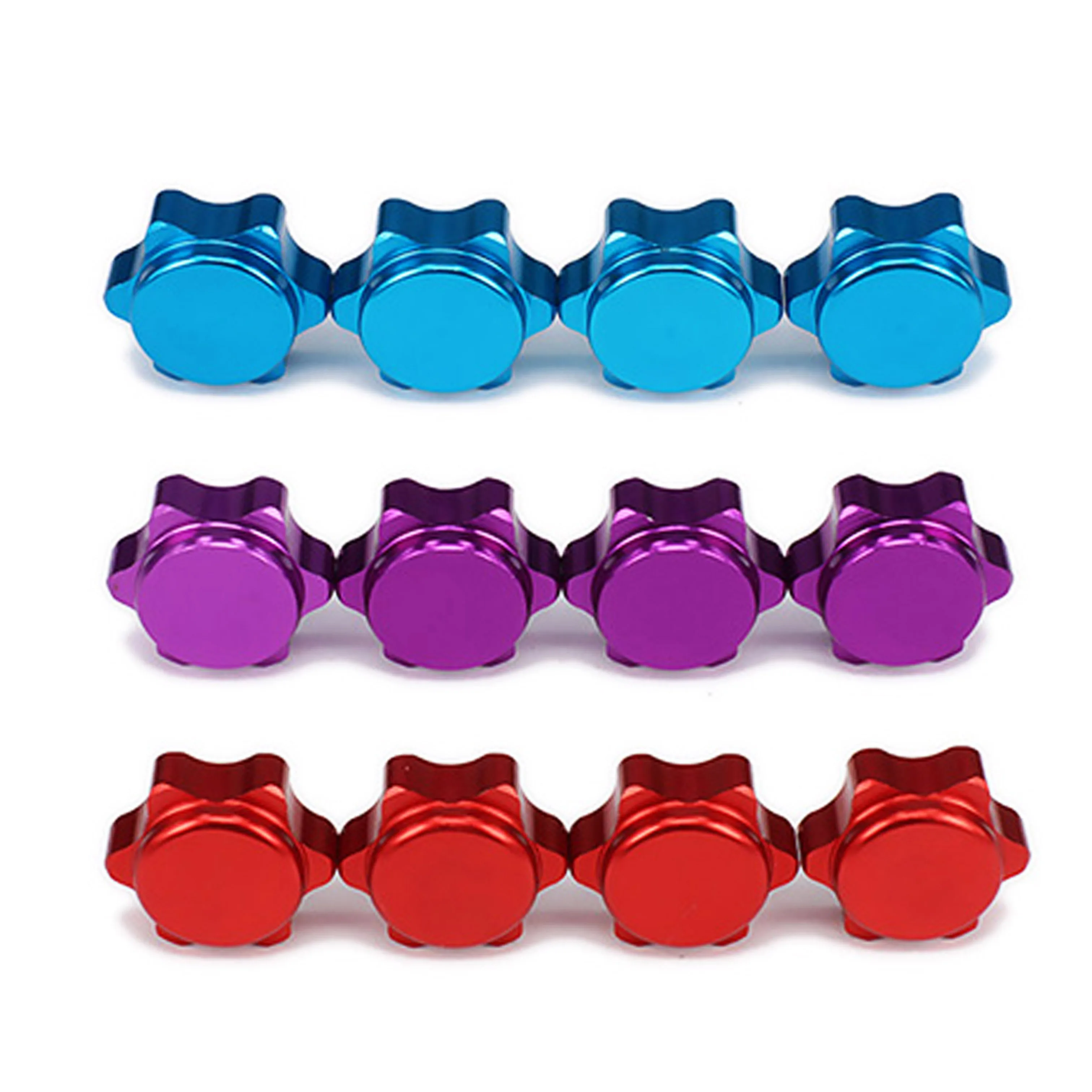 

17 мм алюминиевый колпачок колеса Шестигранная гайка тонкая Пылезащитная Крышка для 1/8 RC хобби автомобиля BuggyTruck Hop-Up части HSP Axial HPI Traxxas Himoto