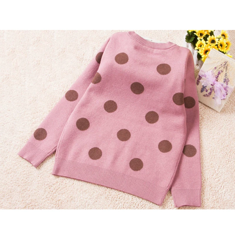 Свитеры для девочек подростков Детский свитер на осень и зиму 8 12 лет теплый в