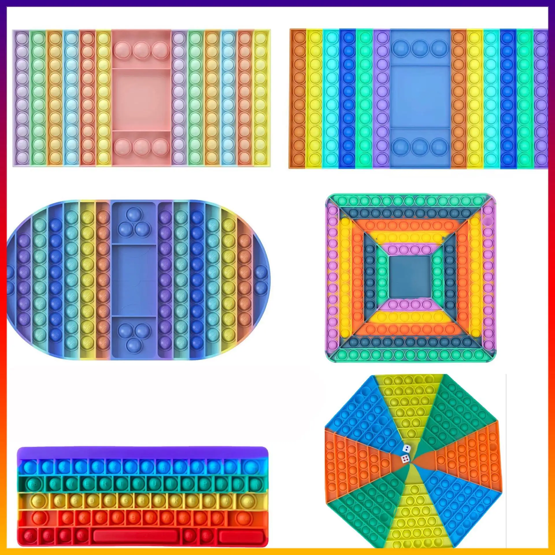 

Шахматная доска, игрушка-антистресс, большая силиконовая игрушка-антистресс