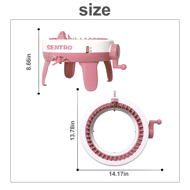 

40 Needle Hand Knitting Machine DIY Hand Knitted Scarf Sweater, For Adult Children's Hat, Socks, Lazy Man, Artifact