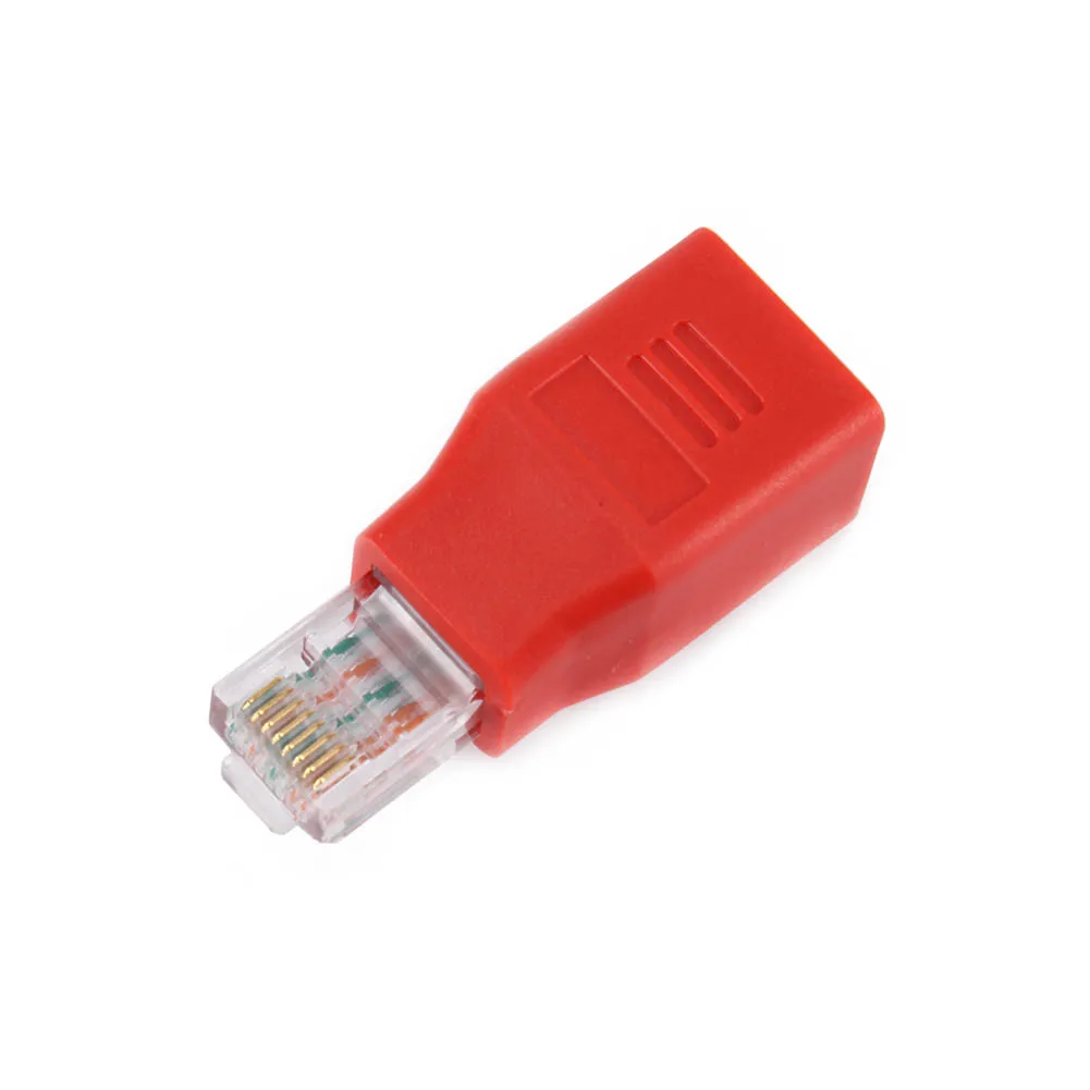 Перекрестный адаптер RJ45 M/F переходник Папа мама Ethernet| |