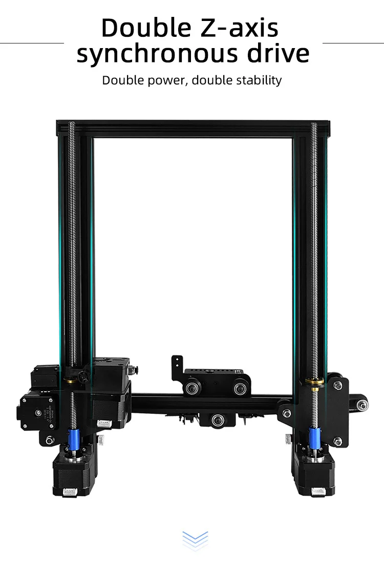 Ideaformer Giant New 3D Printer Big Size FDM TMC2208 Driver Full Metal Printer 400*400*450mm 3D Printer DIY Kit Self-Assemble