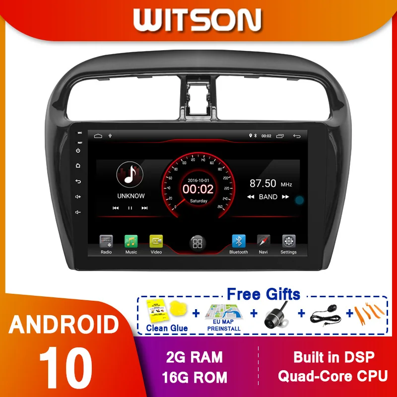 WITSON 9 &quotFULL HD сенсорный экран Android 10 0 Восьмиядерный Автомобильный GPS