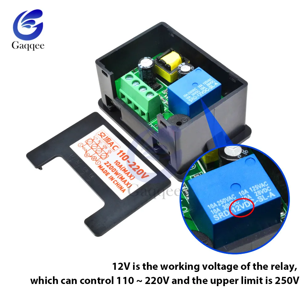 Микрокомпьютер контроллер времени цифровой реле задержки с ЖК дисплеем 12 В 24