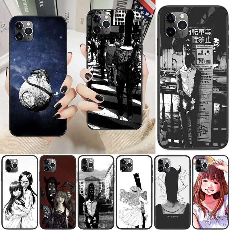 

Oyasumi Punpun Phone Case For iPhone 13 12 11 Pro Max 11 XR XS Max X 8 7 6 5 SE 2020 Fundas Cover