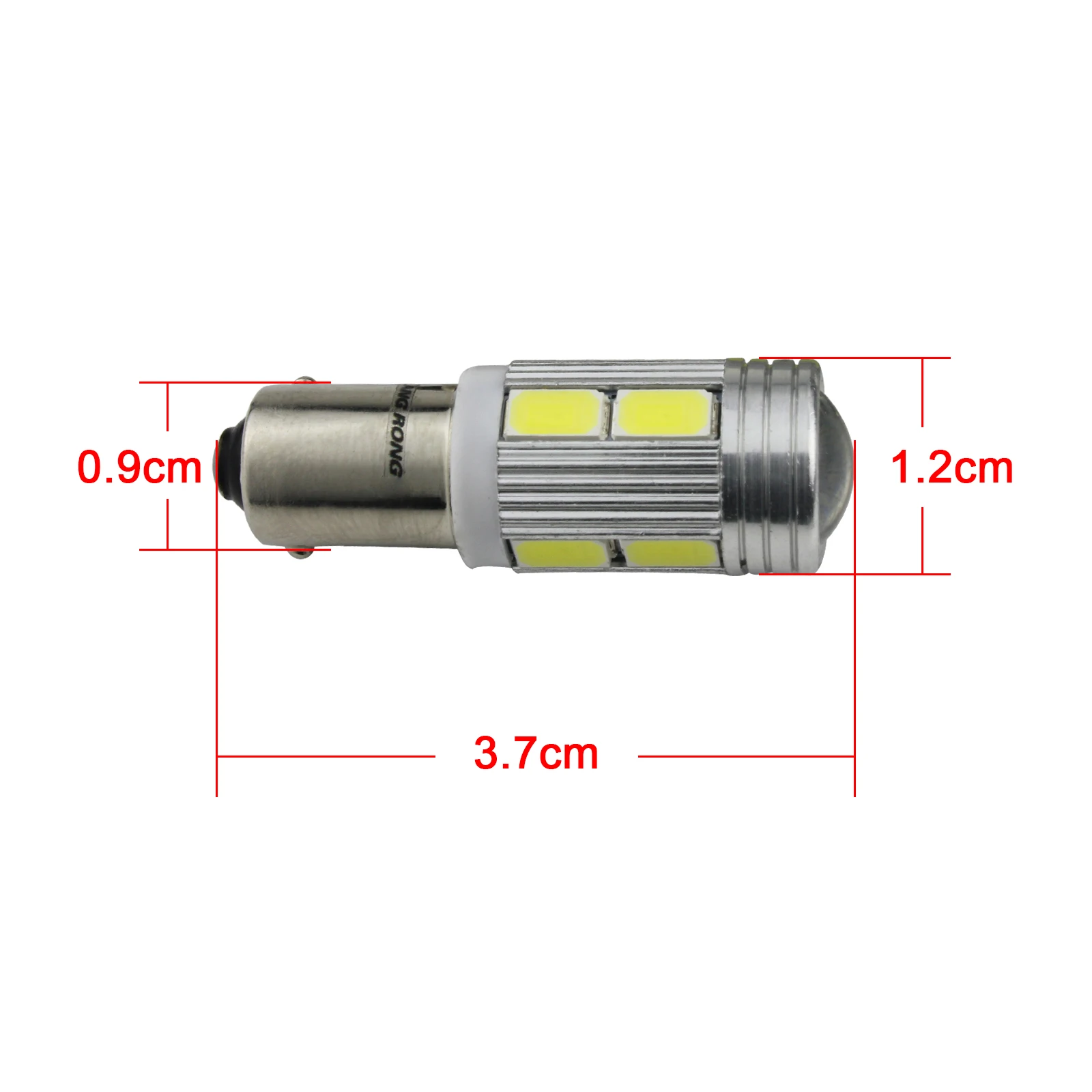 ANGRONG 10x 10SMD H6W BAX9S 64132 светодиодный автомобильный фонарь боковой индикатор парковки