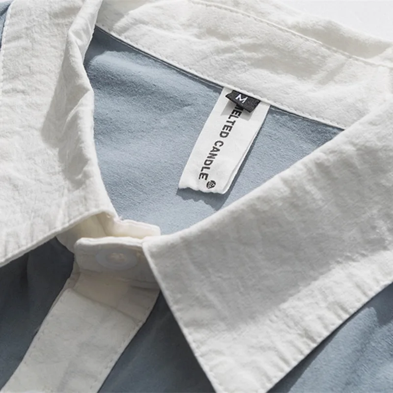 Новая индивидуальная цветная подходящая Стандартная рубашка японский трендовый