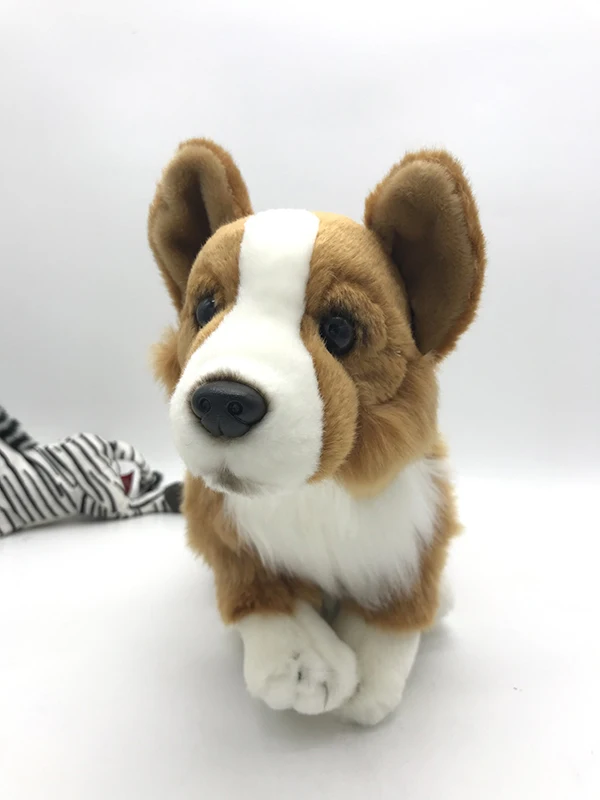 Редкая Милая корги супер качество собака мягкая плюшевая игрушка животное кукла