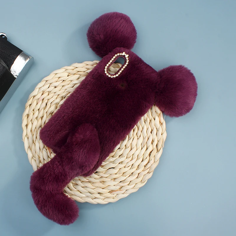 Winer стильная пушистая мышь Кролик Прекрасный Стиль Защитная кожа чехол для Leagoo M12