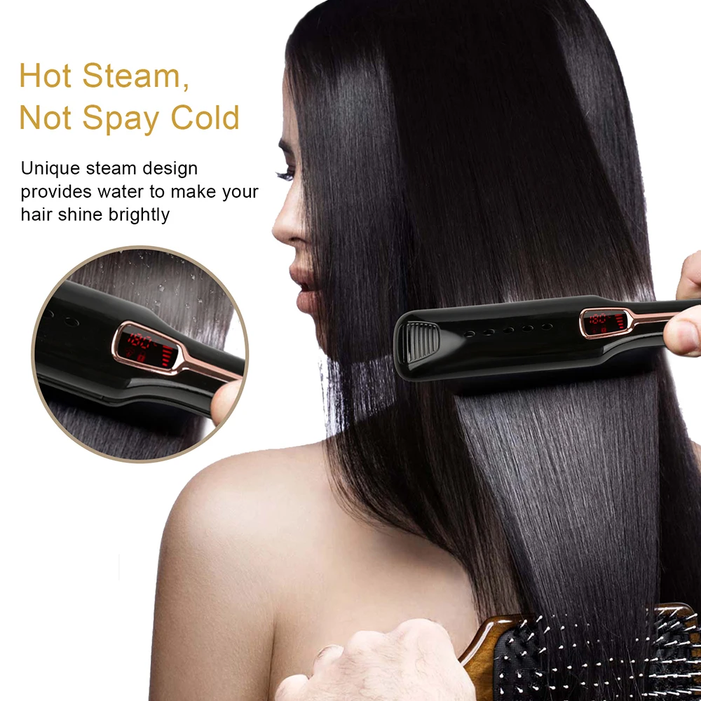 Hair straightener with steam фото 90