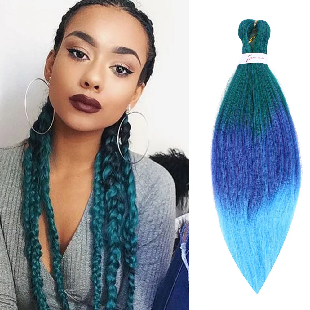 Saisity 20 дюймов 90 г/упак. xдавление наращивание плетеные волосы легкие вязаные