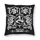 Сицилия любовь Trinacria логотип Чехлы сицилийских гордость Подушка Чехол для дивана Прохладный Наволочка украшения для дома чехол украшение дома