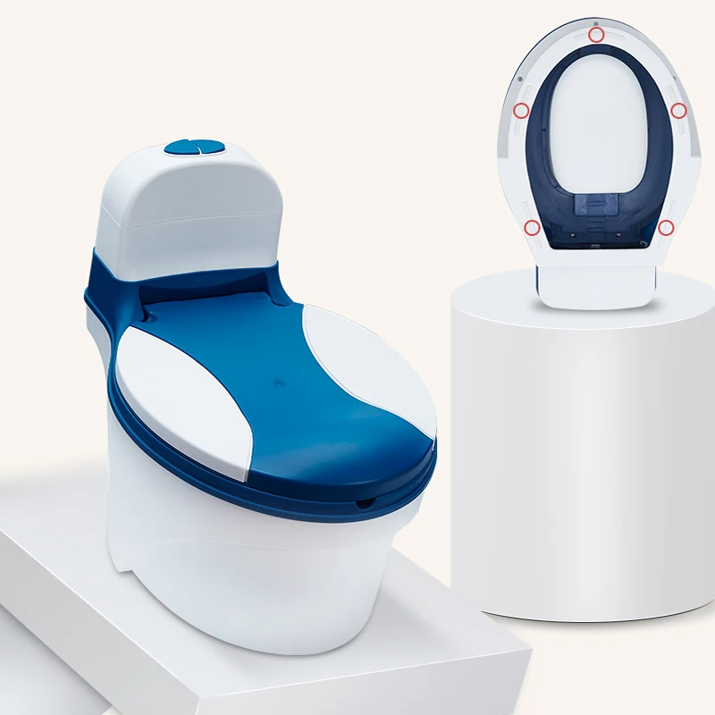 Обновление новых детей/малышей Туалет учебный горшок бесплатно щетка + мешок для