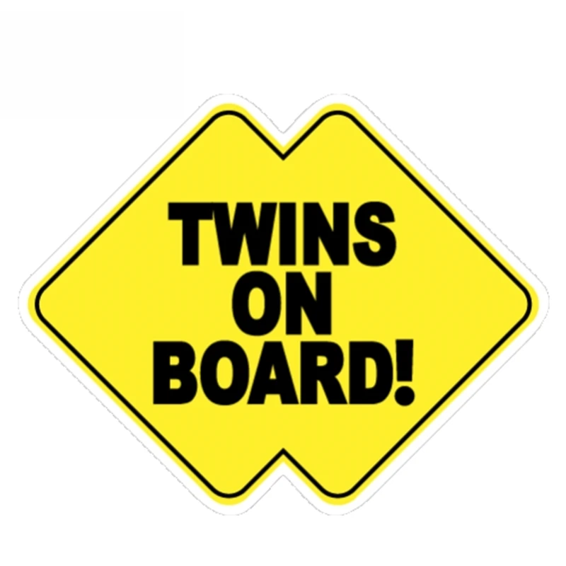 SZWL близнецов на борту наклейка для малышей и детей постарше винил