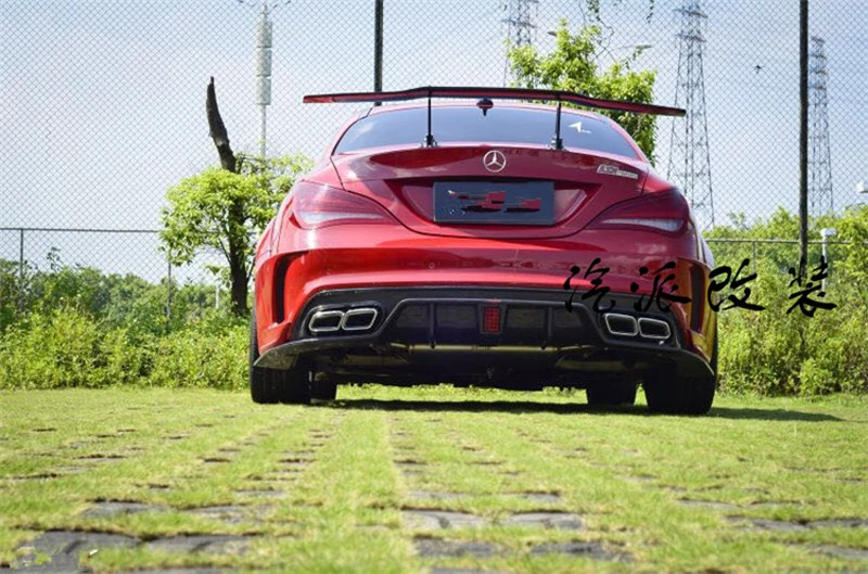 Для Mercedes-Benz CLA W117 CLA180 CLA200 CLA250 CLA260 годов выпуска из углеродного волокна Стиль 2014 и
