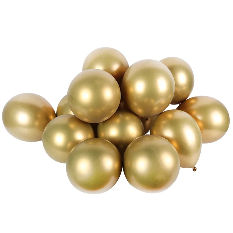 Gold 5 шт Металлические шарики для свадьбы с днем рождения воздушные шары для дня рождения Детские воздушные шары воздушный шар Гелиевый шар - Цвет: Gold