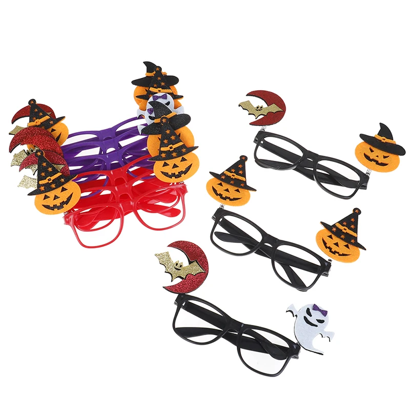 Креативные очки на Хэллоуин рамка летучая мышь ложка реквизит тыква украшение