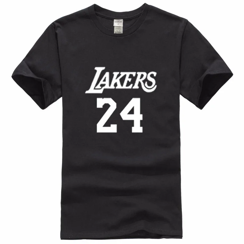 Новая мода Kobe Bryant 24 футболка для мужчин и женщин Повседневная Jersey летняя
