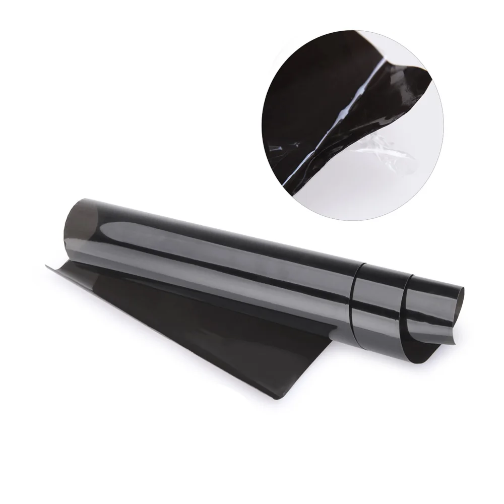 Темная черная Тонировочная пленка 30X100 см противотуманные фары тонировка фар