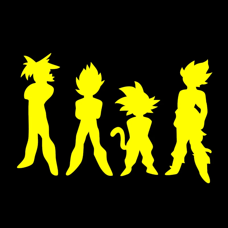 Dragon Ball Z DBZ стикер автомобиля высечки наклейка ноутбук автомобиль ноутбук "(белый