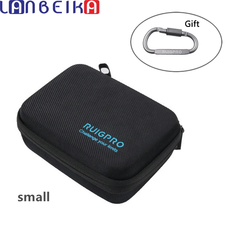 

LANBEIKA Storage Bag Protective Case Box Small Size Handbag For GoPro Hero 10 9 8 7 SJCAM SJ9 SJ8 SJ6 DJI OSMO Action Camera Bag