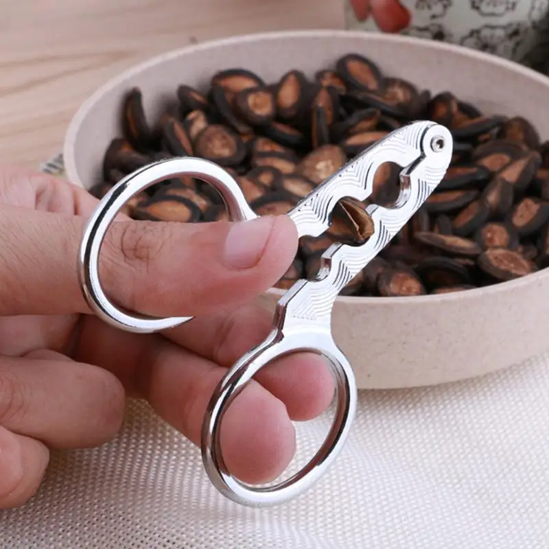 Kitchen Tools Melon Seed Plier Clamp Pistachio Sunflower Seeds Peeler Nut Cracker Walnut Pine Sheller Opener Kitchen Gadgets