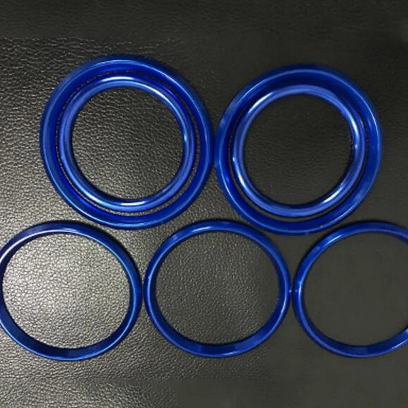 7 шт. авто Стайлинг розетки кольцо украшения отверстия кондиционера отделка