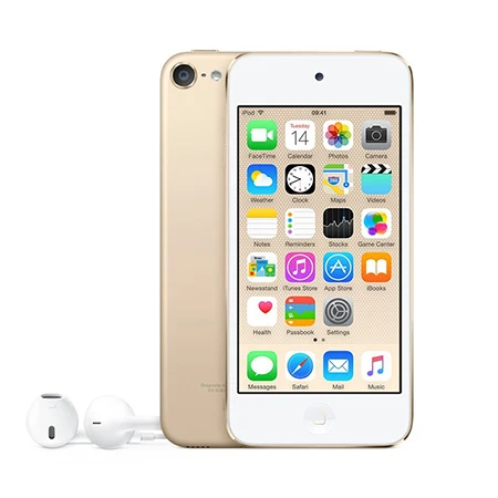 Gold Авторизация Apple Ipod Touch 6 MP3/4 4,0 дюйма с сенсорным экраном Встроенные динамики 16/32/64/128 ГБ воспроизведение музыки видео с FM Электронная книга - Цвет: Gold