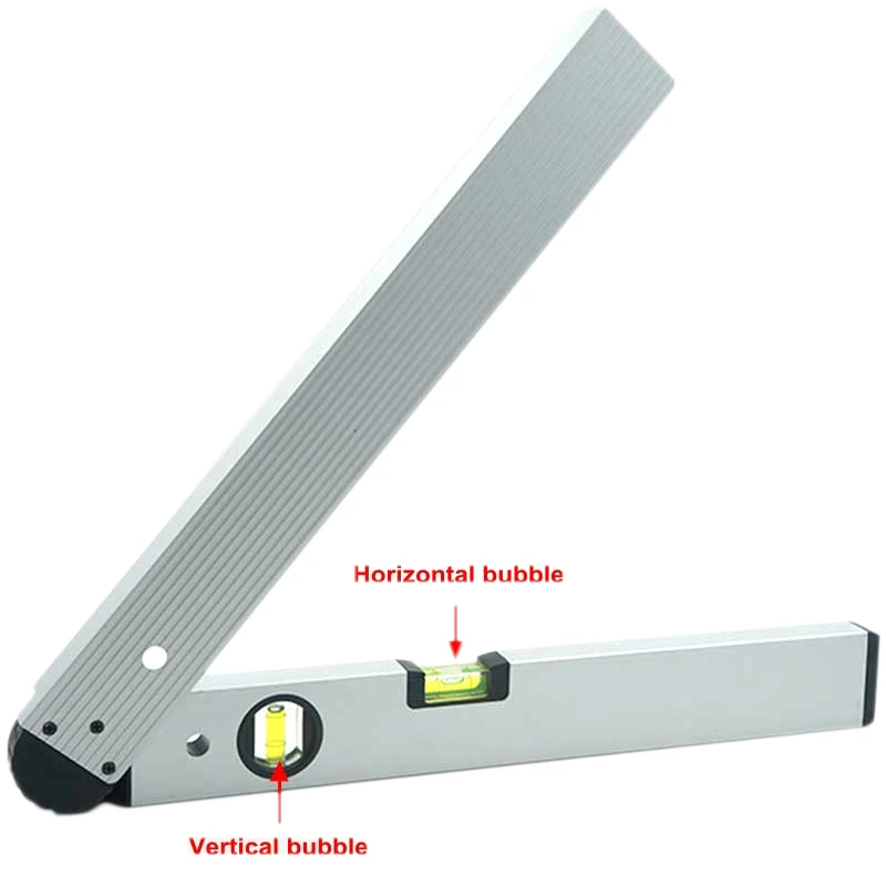 400 мм Цифровой угловой линейки из алюминиевого сплава ЖК экран измерительный