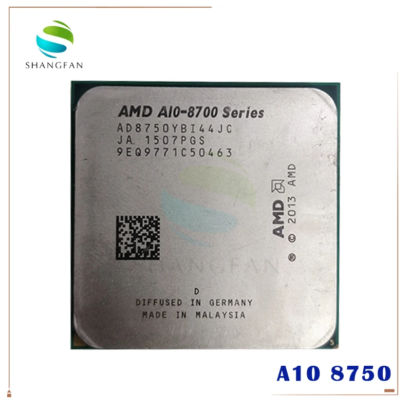 AMD A10 Series 8700 серии 8750B 8750 4 ядра 3 6 г 65 Вт AD8750YBI44JC AD875BYBI44JC гнездо FM2 +|Процессоры| |