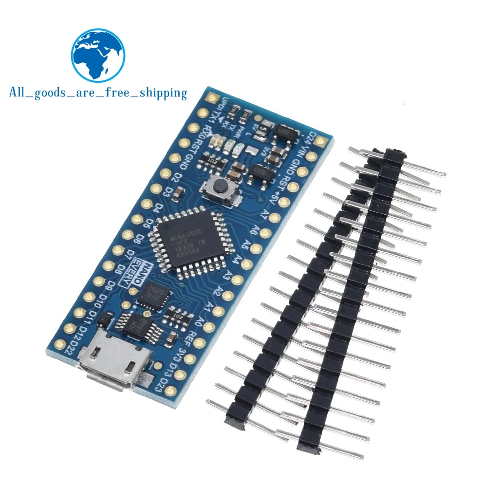 Новое поступление Nano контроллер совместимый для Arduino Nano каждый Atmega4808 обновленный Atmega328 CH340 UPDI загрузчик