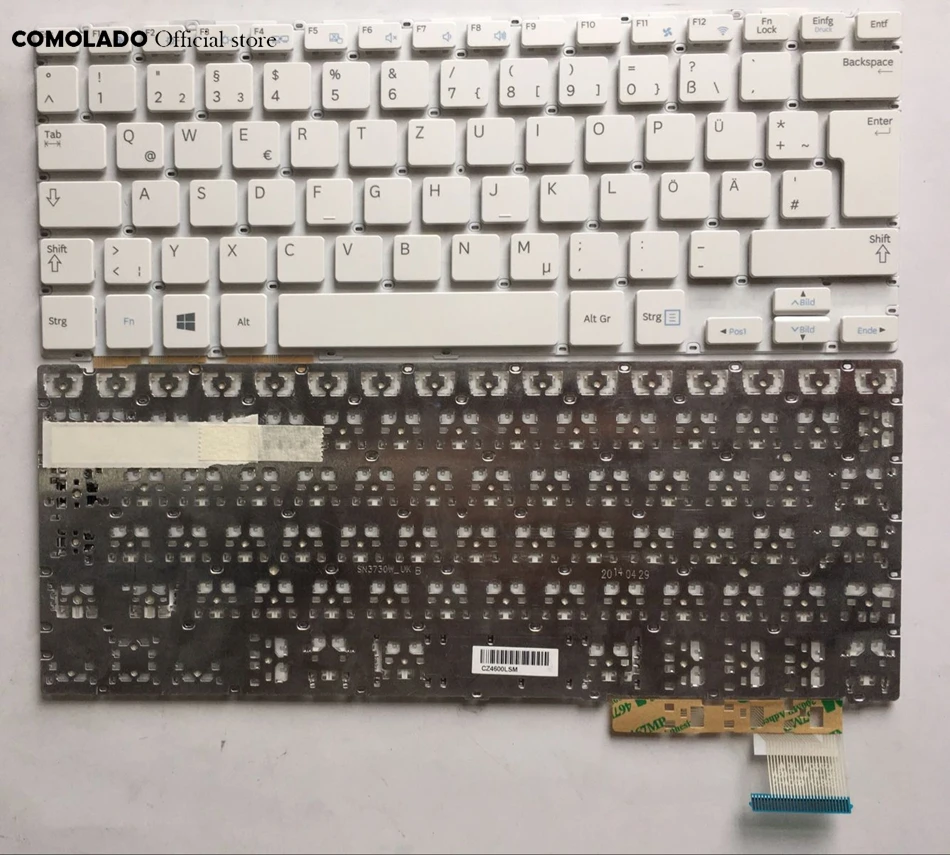 GR немецкая клавиатура для Samsung NP915S3G 905S3G NP905S3G 910S3G NP910S3G 915S3G белая макет|Клавиатуры