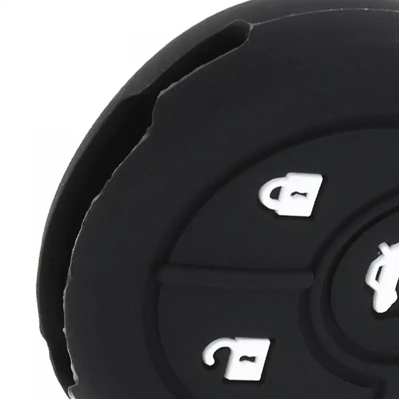 4 кнопки силиконовая прямая пластина чехол для ключа автомобиля протектор