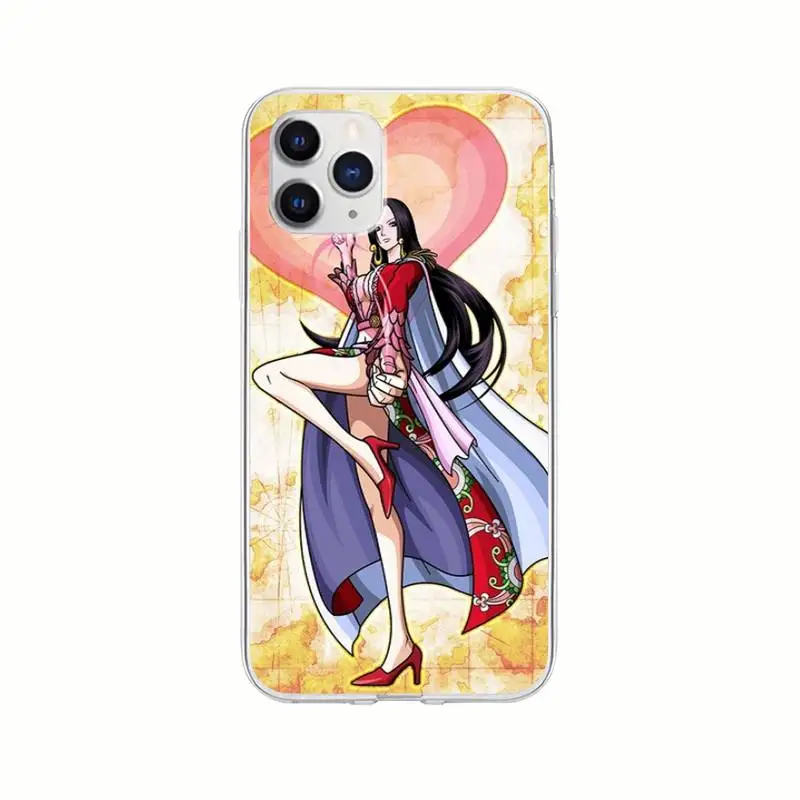 

Amine One Piece Boa Hancock Transparent Mobile Phone Case Clear Cover For Huawei P20 P40 Lite P30 Pro P Smart 2019 Nova 3e 6 Se